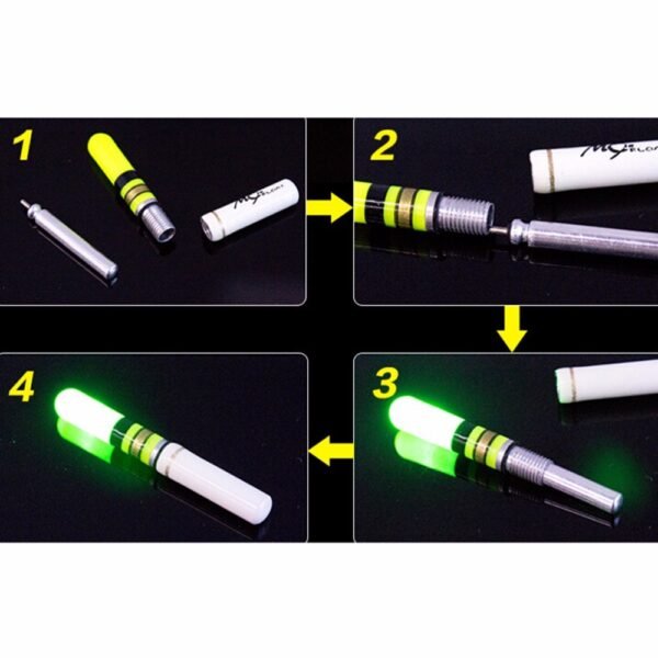 Fishing Luminous Float LED For Dark Water Night Battery